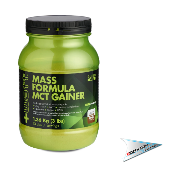 +Watt-MASS FORMULA MCT GAINER   1,361 kg Cacao  
